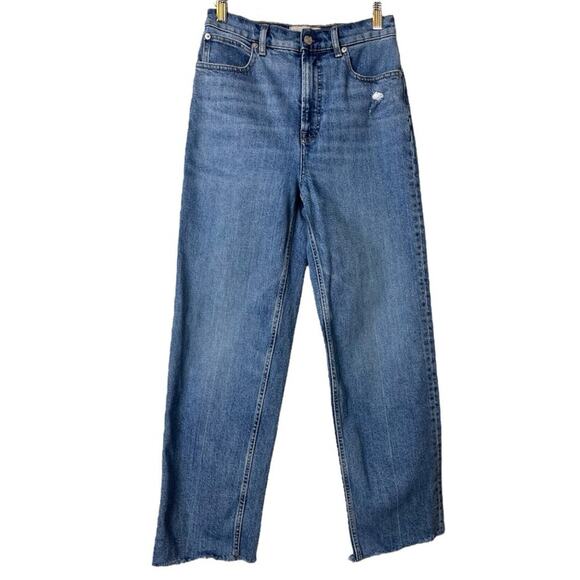 Everlane The Way High Jean High Rise Relaxed Fit Medium Wash Women’s Size 26 - Picture 2 of 10